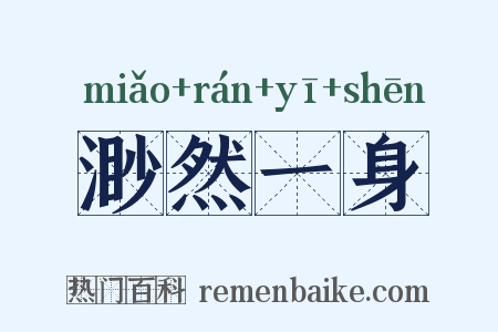 渺然一身是什么意思的图片